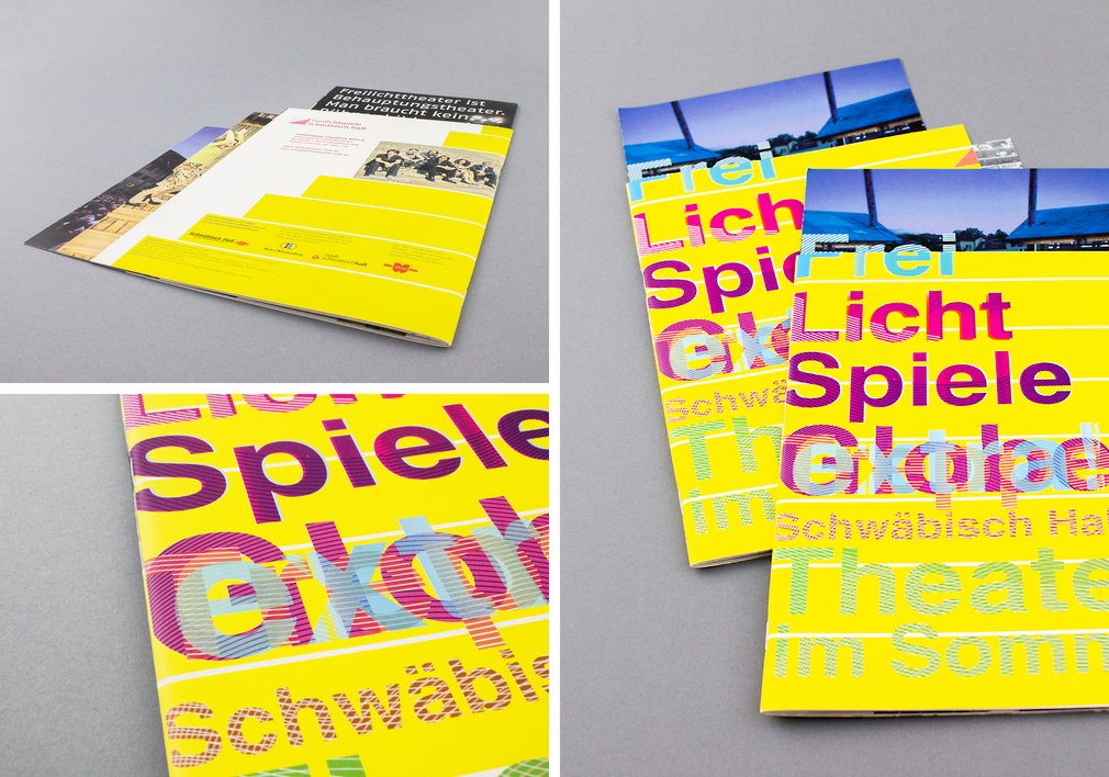 Freilichtspiele Schwäbisch Hall, Cover der Imagebroschüre.